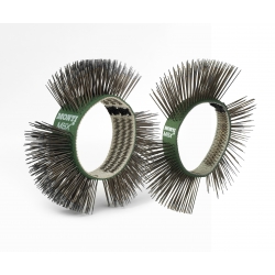 Szczotka miękka - ZIELONA; drut prosty